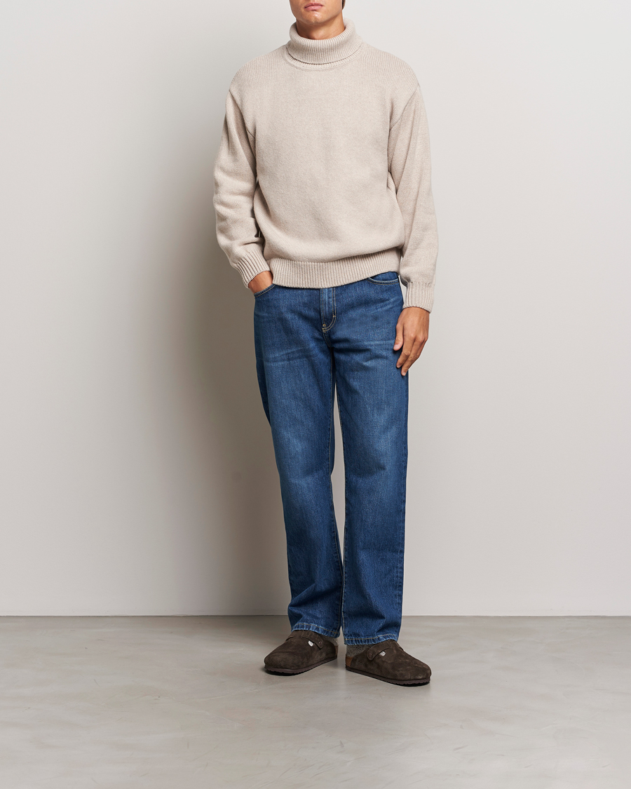 Homme | Pulls Et Tricots | Colorful Standard | Merino Wool Turtleneck Ivory White