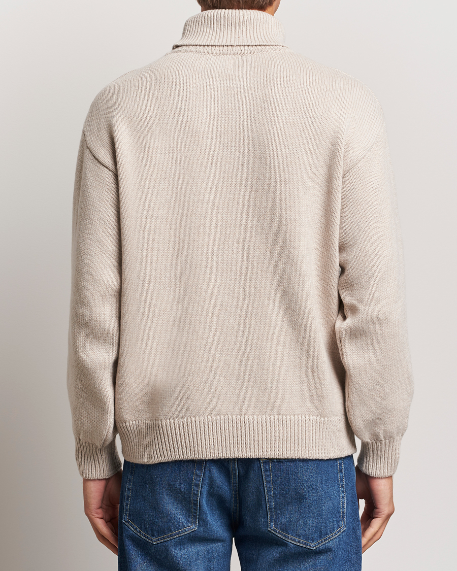 Heren | Truien | Colorful Standard | Merino Wool Turtleneck Ivory White