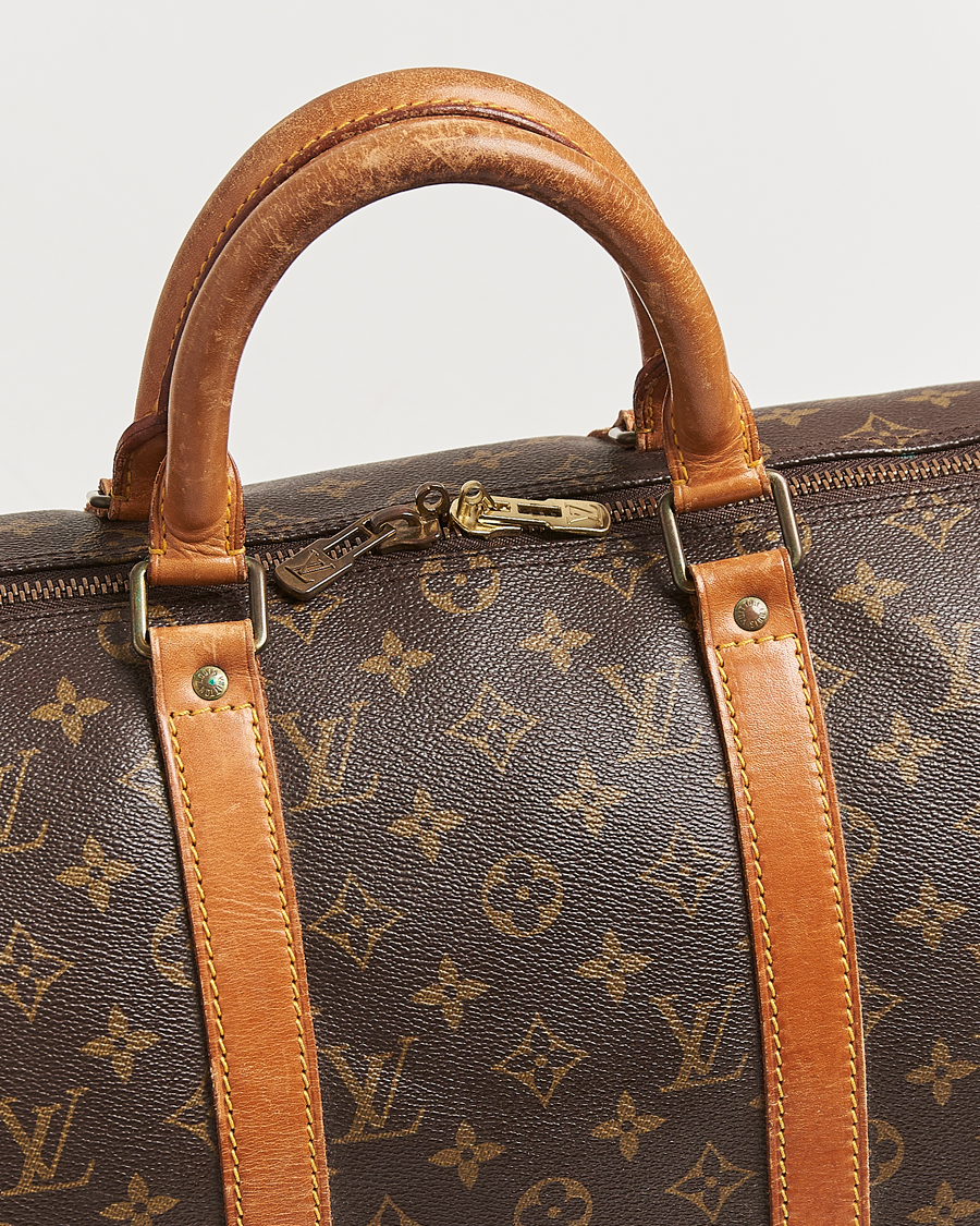 Homme | Louis Vuitton Pre-Owned Keepall Bandoulière 50 Monogram | Louis Vuitton Pre-Owned | Keepall Bandoulière 50 Monogram