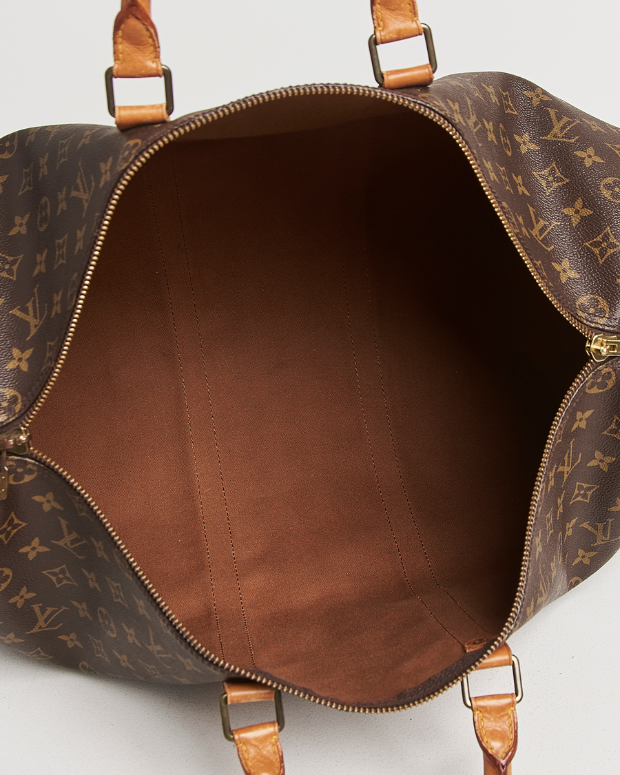 Homme | Louis Vuitton Pre-Owned Keepall Bandoulière 50 Monogram | Louis Vuitton Pre-Owned | Keepall Bandoulière 50 Monogram