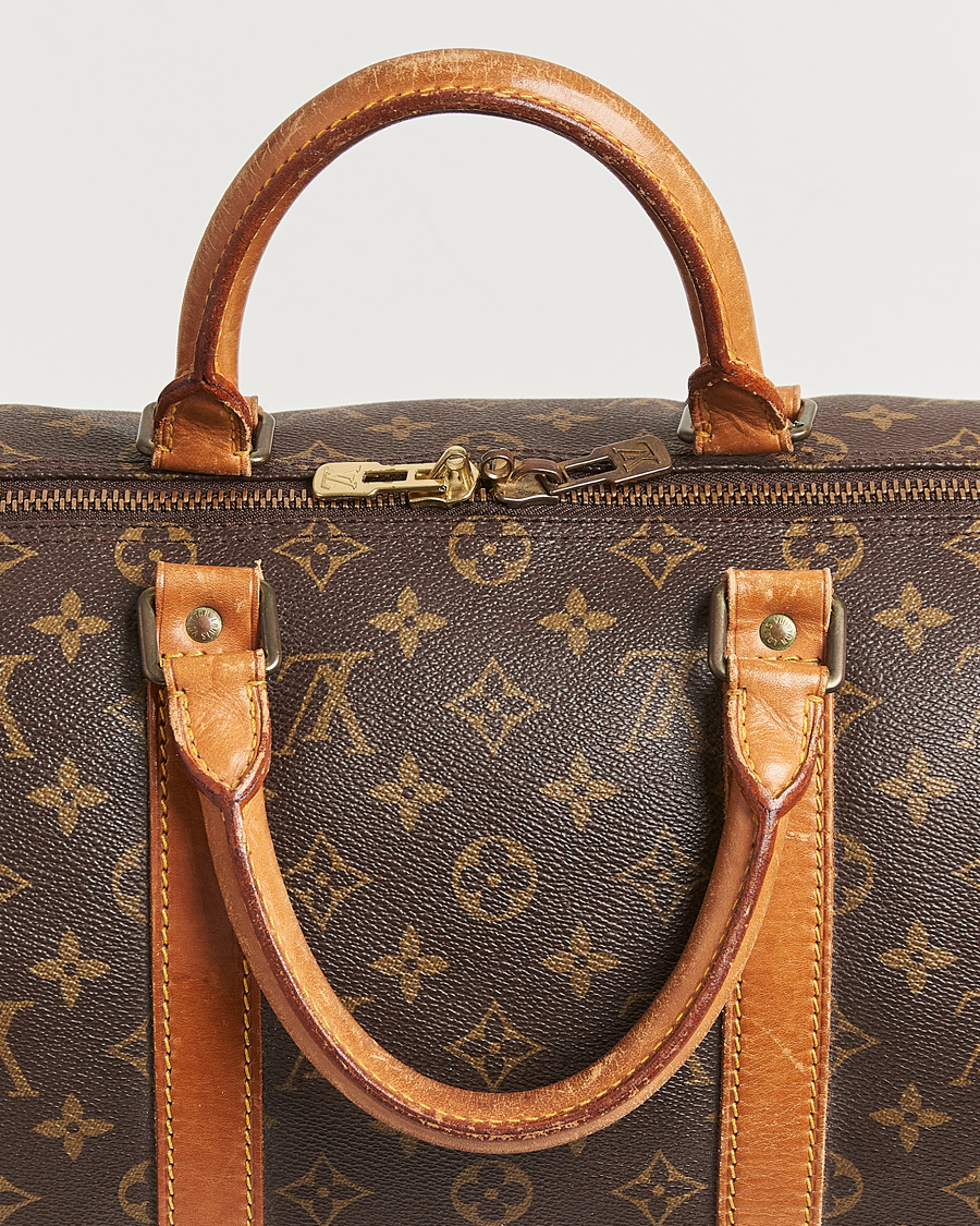 Homme | Louis Vuitton Pre-Owned Keepall Bandoulière 50 Monogram | Louis Vuitton Pre-Owned | Keepall Bandoulière 50 Monogram