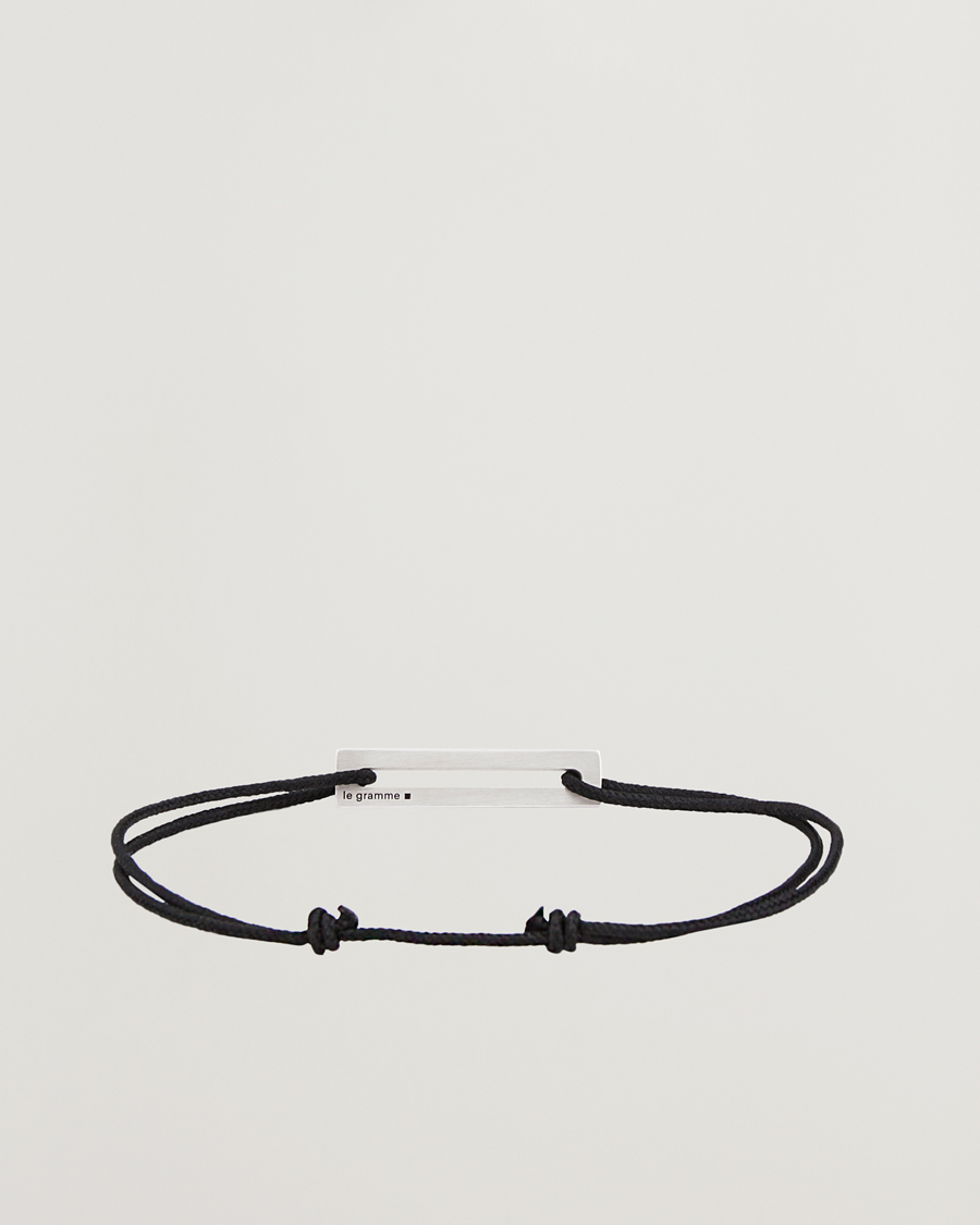 Heren | Sieraden | LE GRAMME | Lacquered Cord Bracelet Red