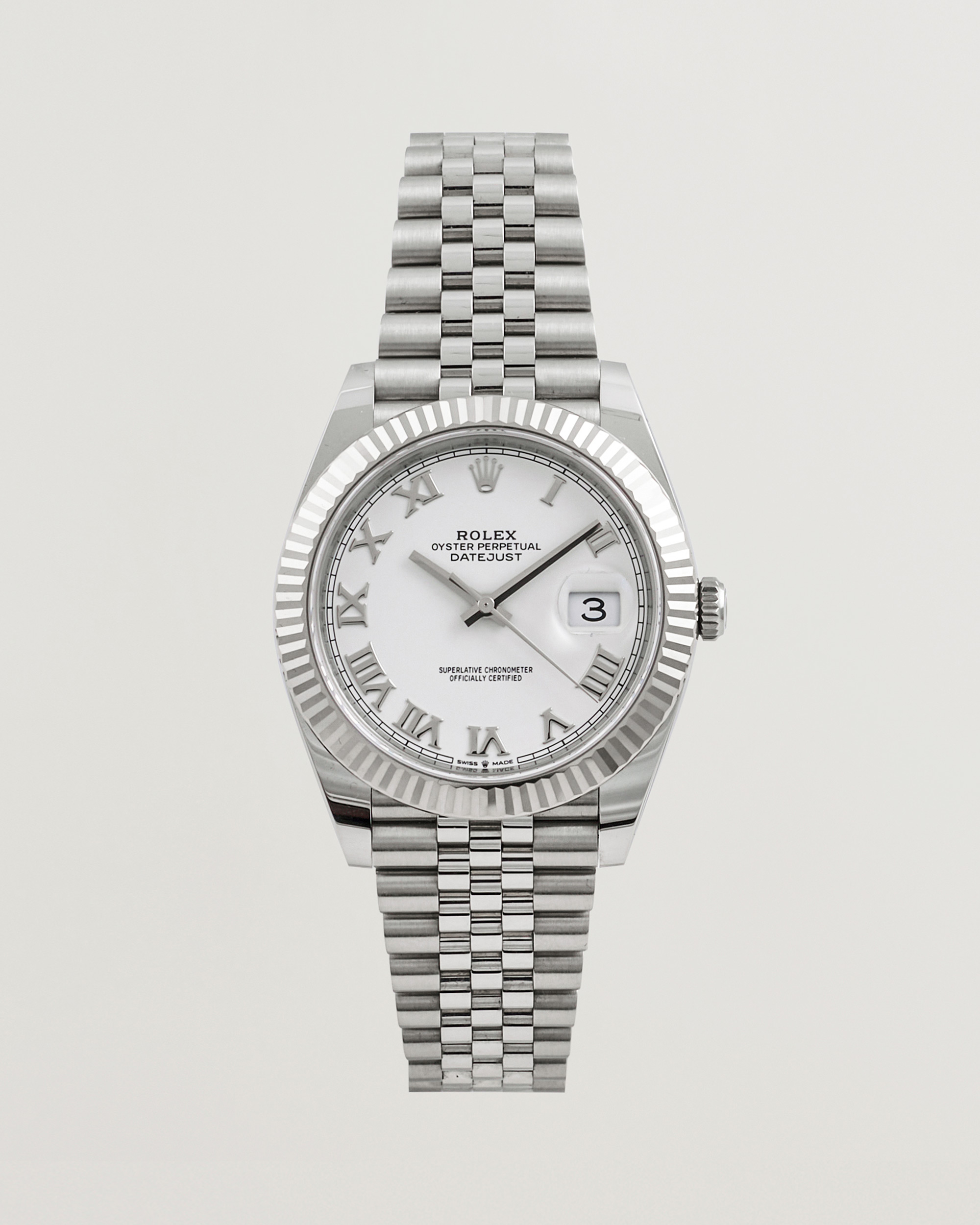 Homme | Rolex Pre-Owned Datejust 41 126334 Silver | Rolex Pre-Owned | Datejust 41 126334 Silver