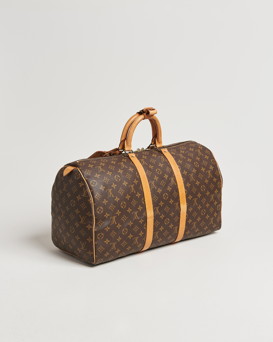 Heren | Louis Vuitton Pre-Owned Keepall 50 Bag Monogram | Louis Vuitton Pre-Owned | Keepall 50 Bag Monogram