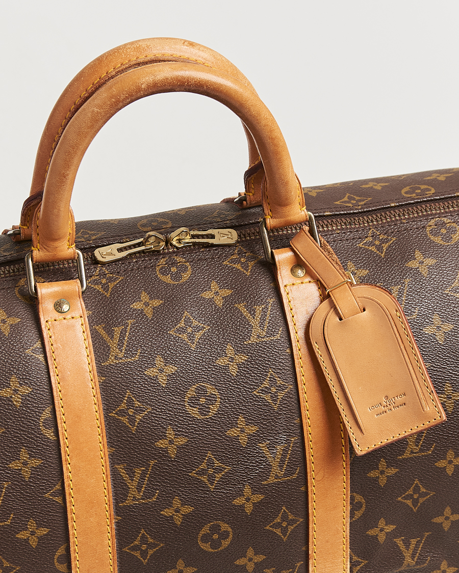 Heren | Louis Vuitton Pre-Owned Keepall 50 Bag Monogram | Louis Vuitton Pre-Owned | Keepall 50 Bag Monogram