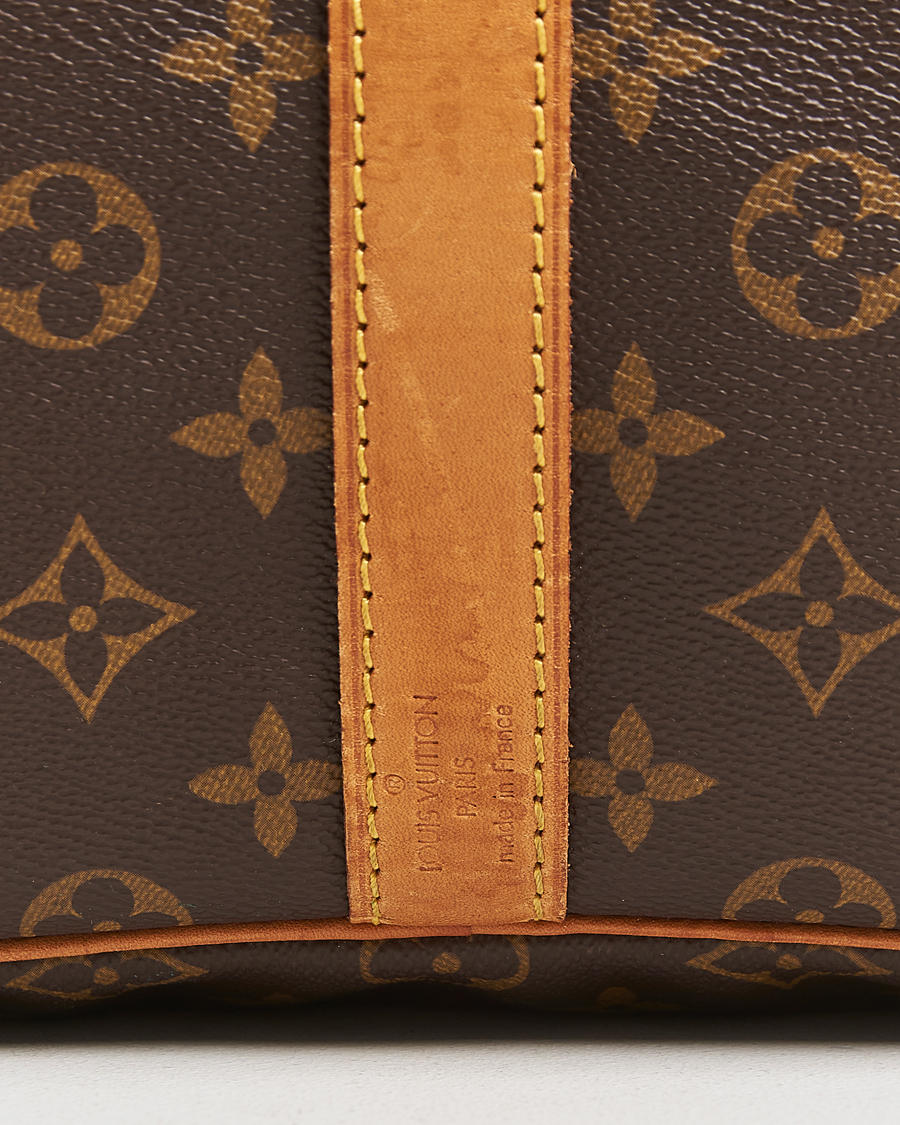 Homme | Louis Vuitton Pre-Owned Keepall Bandoulière 55 Monogram | Louis Vuitton Pre-Owned | Keepall Bandoulière 55 Monogram