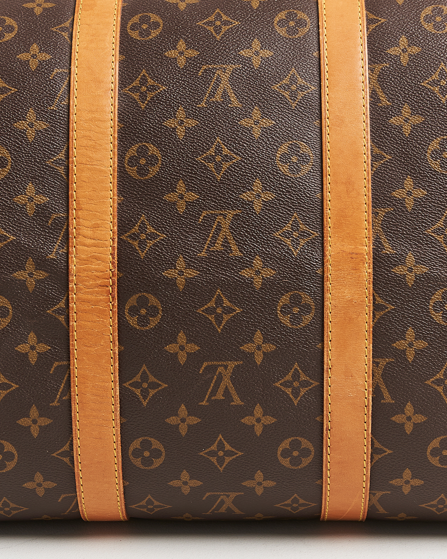 Homme | Louis Vuitton Pre-Owned Keepall Bandoulière 55 Monogram | Louis Vuitton Pre-Owned | Keepall Bandoulière 55 Monogram