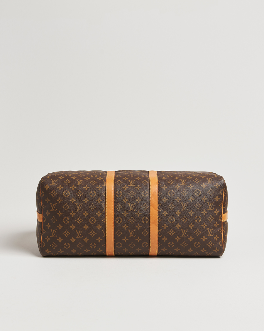 Homme | Louis Vuitton Pre-Owned Keepall Bandoulière 55 Monogram | Louis Vuitton Pre-Owned | Keepall Bandoulière 55 Monogram