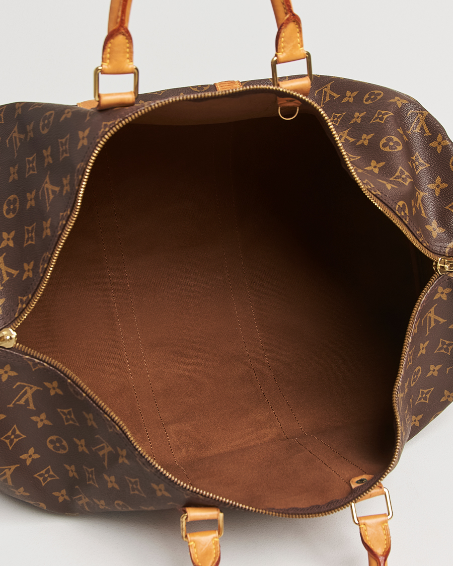 Homme | Louis Vuitton Pre-Owned Keepall Bandoulière 55 Monogram | Louis Vuitton Pre-Owned | Keepall Bandoulière 55 Monogram