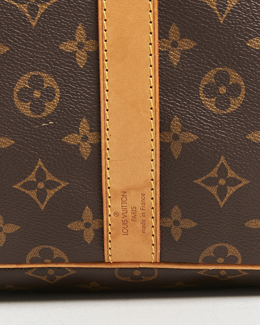 Homme | Louis Vuitton Pre-Owned Keepall Bandoulière 55 Monogram | Louis Vuitton Pre-Owned | Keepall Bandoulière 55 Monogram