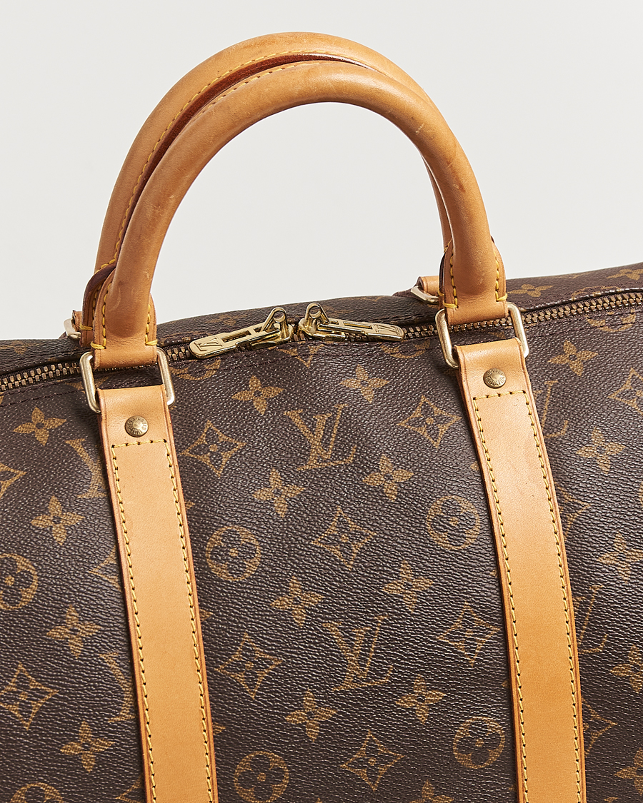 Homme | Louis Vuitton Pre-Owned Keepall Bandoulière 55 Monogram | Louis Vuitton Pre-Owned | Keepall Bandoulière 55 Monogram