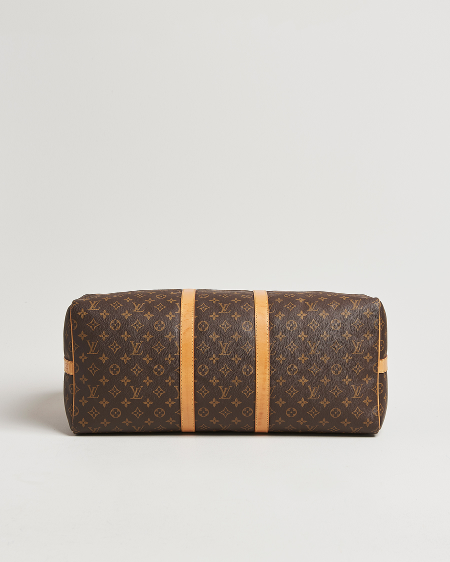 Homme | Louis Vuitton Pre-Owned Keepall Bandoulière 55 Monogram | Louis Vuitton Pre-Owned | Keepall Bandoulière 55 Monogram