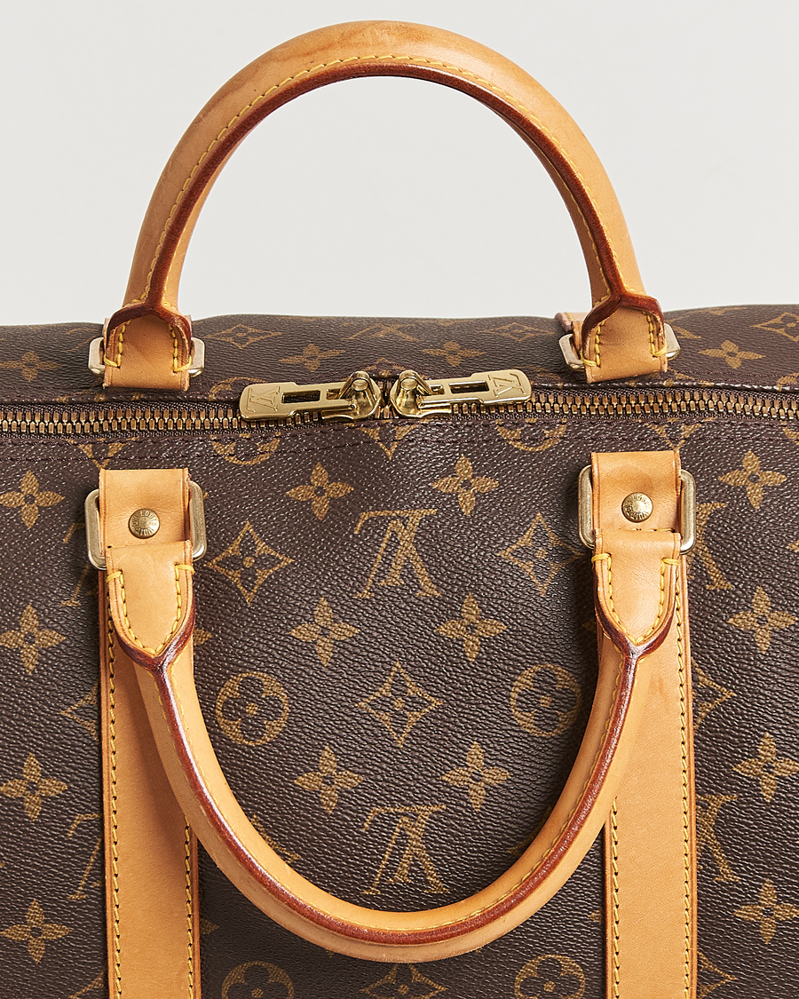 Homme | Louis Vuitton Pre-Owned Keepall Bandoulière 55 Monogram | Louis Vuitton Pre-Owned | Keepall Bandoulière 55 Monogram