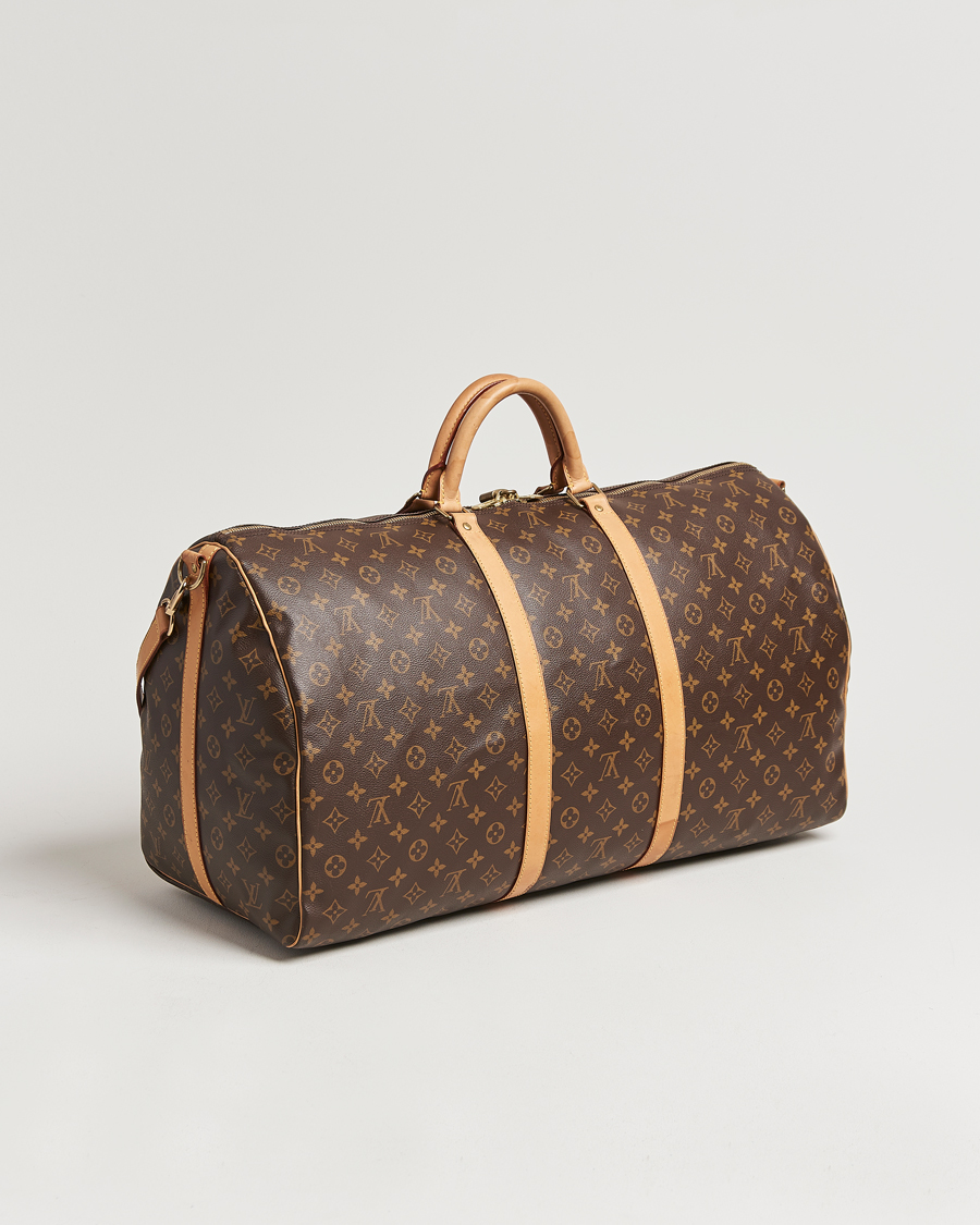 Homme | Louis Vuitton Pre-Owned Keepall Bandoulière 60 Monogram | Louis Vuitton Pre-Owned | Keepall Bandoulière 60 Monogram