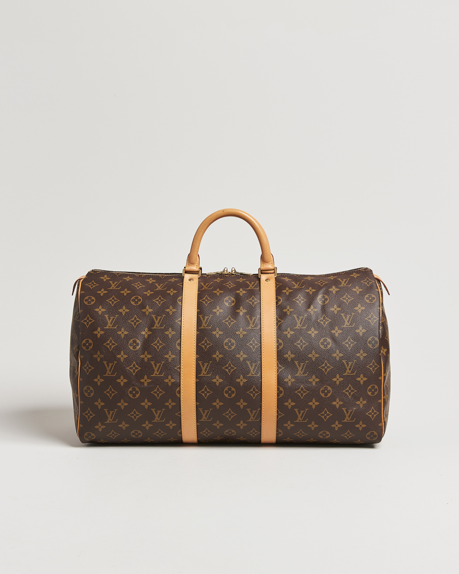 Homme | Louis Vuitton Pre-Owned Keepall 50 Bag Monogram | Louis Vuitton Pre-Owned | Keepall 50 Bag Monogram