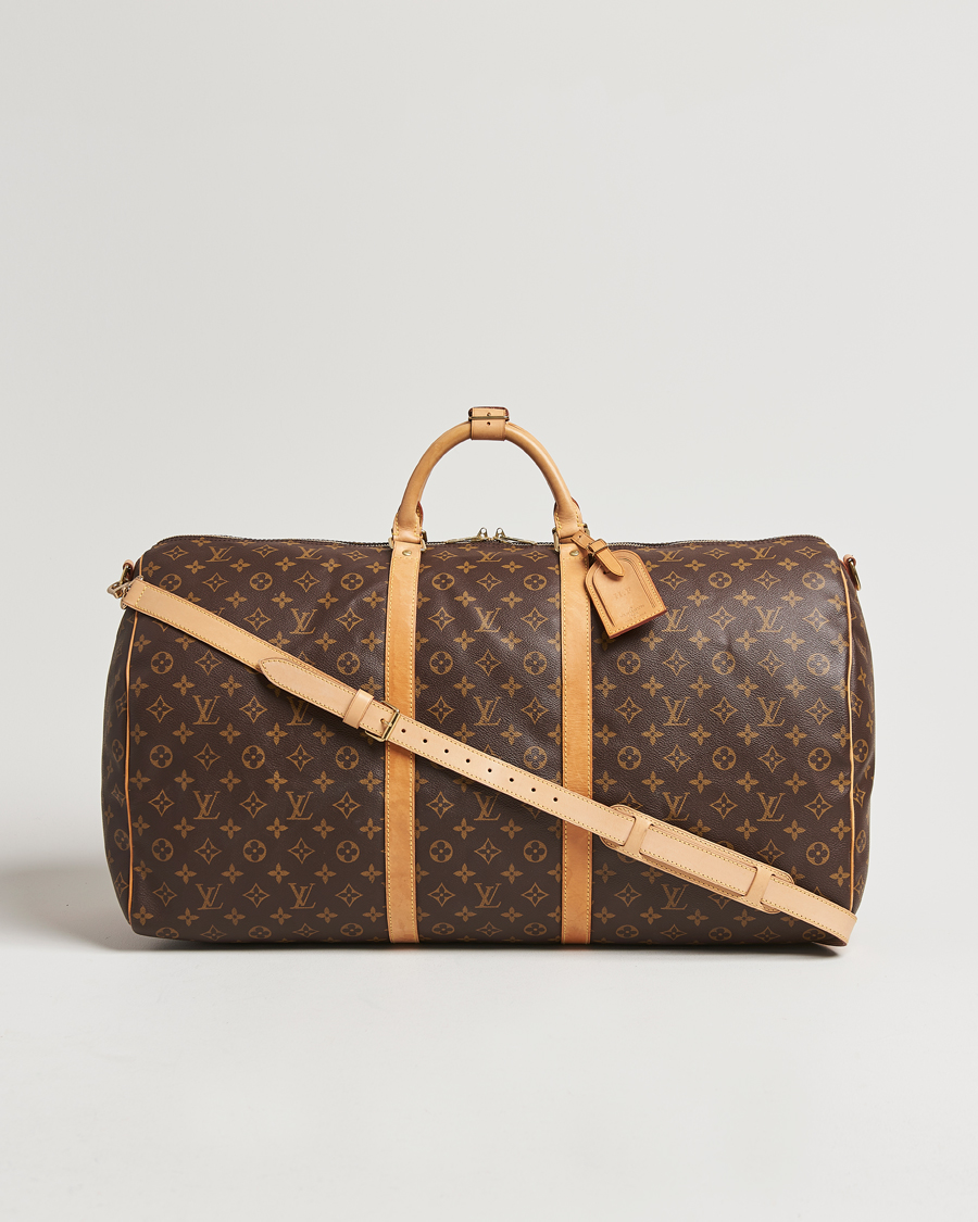 Homme | Louis Vuitton Pre-Owned Keepall Bandoulière 60 Monogram | Louis Vuitton Pre-Owned | Keepall Bandoulière 60 Monogram