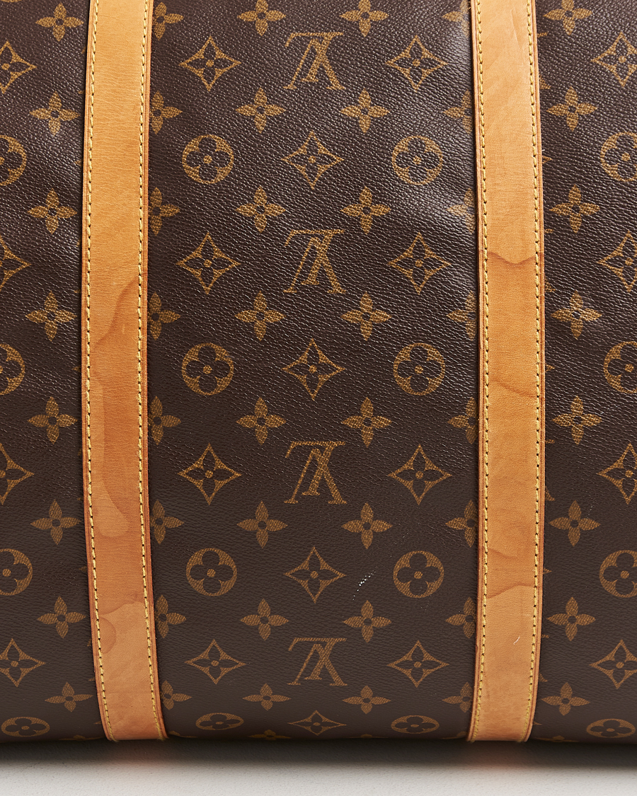 Homme | Louis Vuitton Pre-Owned Keepall Bandoulière 60 Monogram | Louis Vuitton Pre-Owned | Keepall Bandoulière 60 Monogram