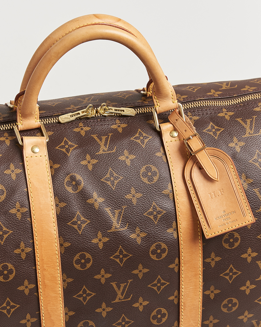 Homme | Louis Vuitton Pre-Owned Keepall Bandoulière 60 Monogram | Louis Vuitton Pre-Owned | Keepall Bandoulière 60 Monogram