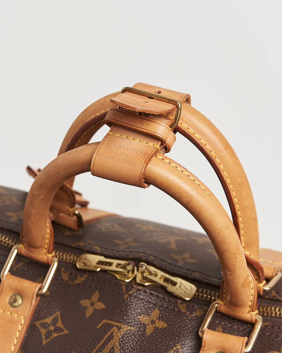 Homme | Louis Vuitton Pre-Owned Keepall 55 Bag Monogram | Louis Vuitton Pre-Owned | Keepall 55 Bag Monogram