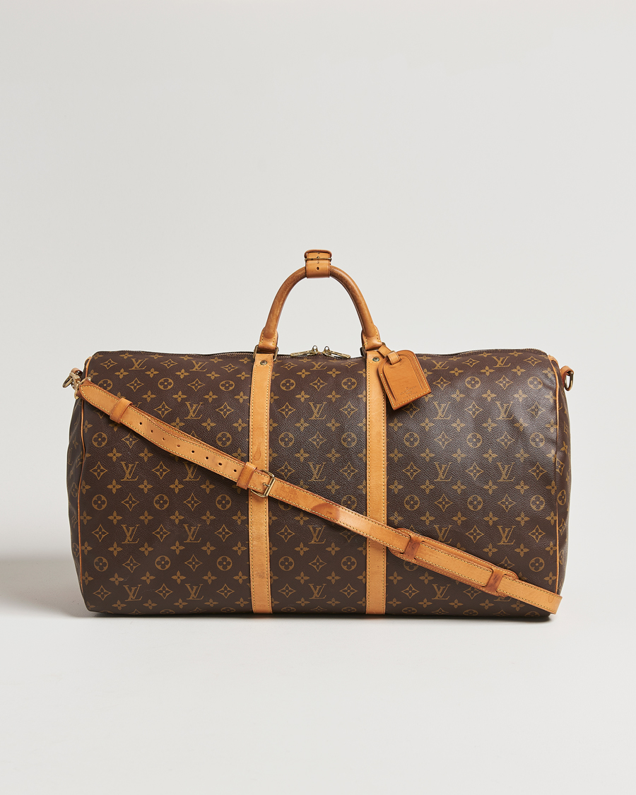 Homme | Louis Vuitton Pre-Owned Keepall Bandoulière 60 Monogram | Louis Vuitton Pre-Owned | Keepall Bandoulière 60 Monogram