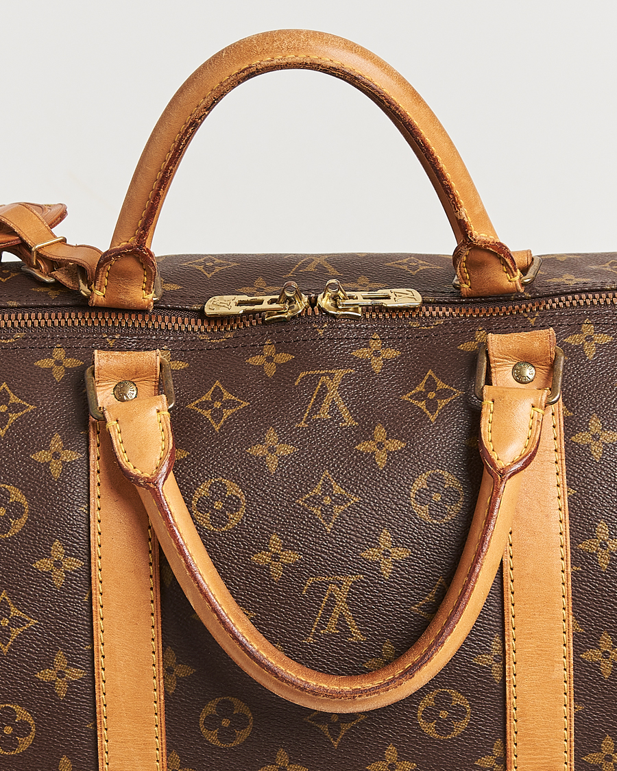 Homme | Louis Vuitton Pre-Owned Keepall Bandoulière 60 Monogram | Louis Vuitton Pre-Owned | Keepall Bandoulière 60 Monogram