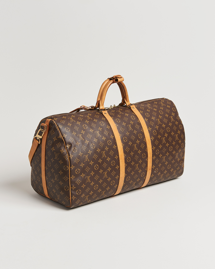 Homme | Louis Vuitton Pre-Owned Keepall Bandoulière 60 Monogram | Louis Vuitton Pre-Owned | Keepall Bandoulière 60 Monogram