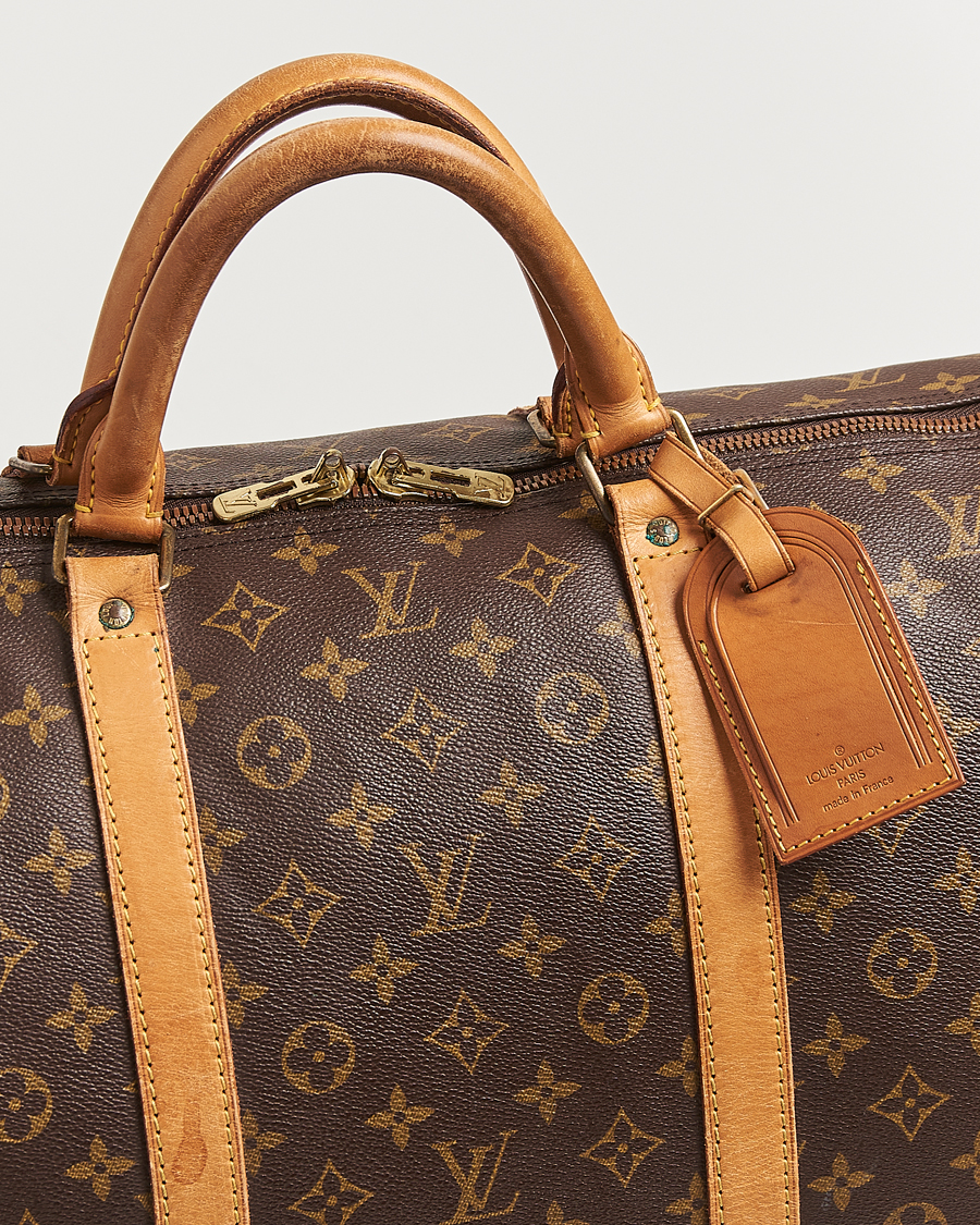Homme | Louis Vuitton Pre-Owned Keepall Bandoulière 60 Monogram | Louis Vuitton Pre-Owned | Keepall Bandoulière 60 Monogram
