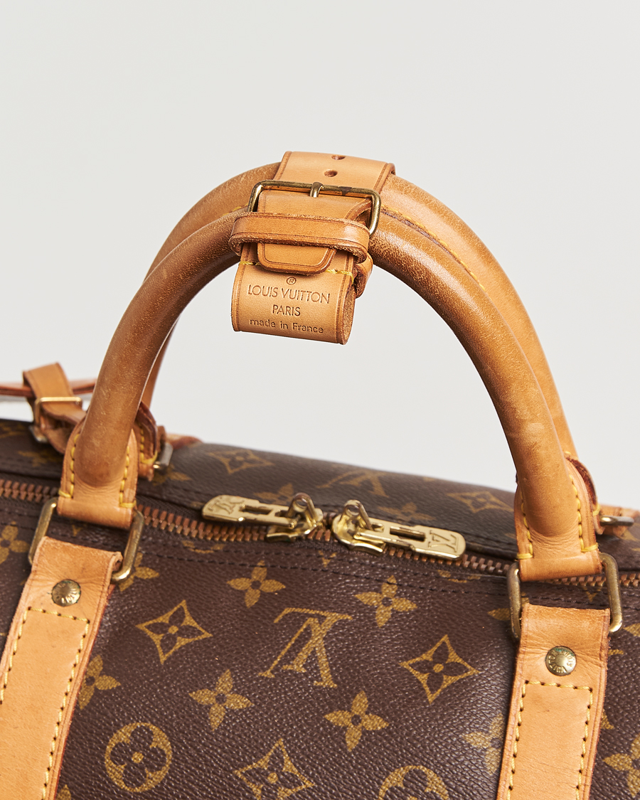 Homme | Louis Vuitton Pre-Owned Keepall Bandoulière 60 Monogram | Louis Vuitton Pre-Owned | Keepall Bandoulière 60 Monogram