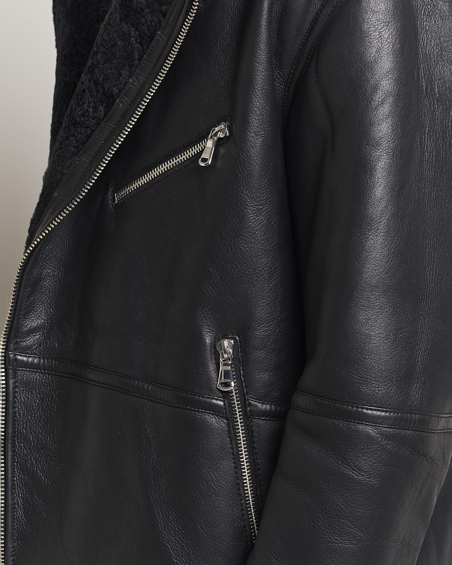 Homme | Manteaux Et Vestes | J.Lindeberg | Sutton Shearling Jacket Black