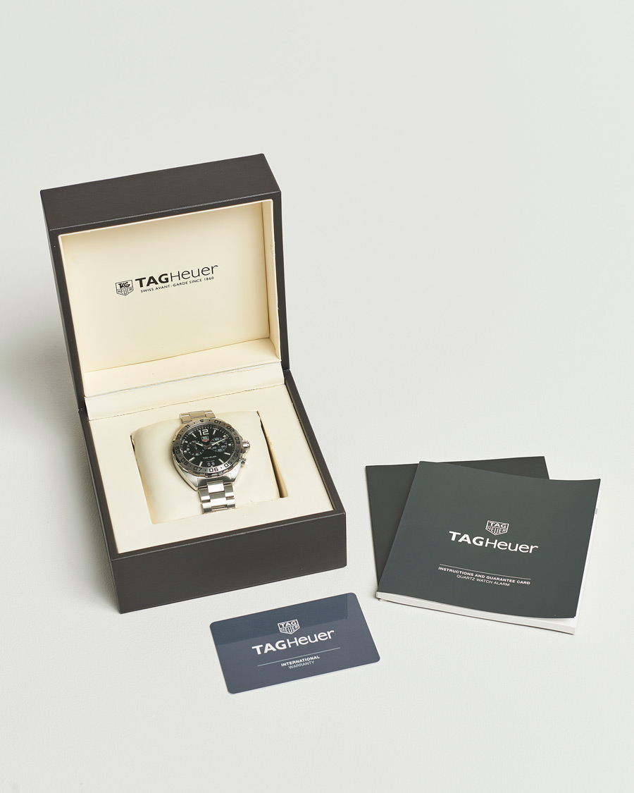 Homme | Tag Heuer Pre-Owned Formula 1 Alarm WAZ111A Silver | Tag Heuer Pre-Owned | Formula 1 Alarm WAZ111A Silver