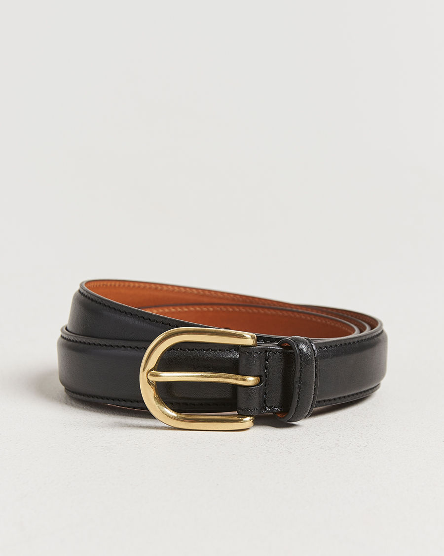 Heren | Riemen | Kamakura Shirts | Vintage Ivy Horseshoe Buckle Belt Black