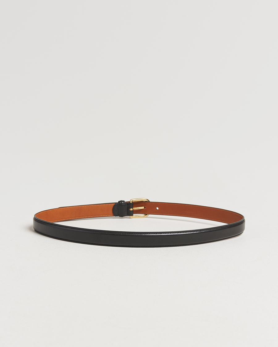 Heren | Riemen | Kamakura Shirts | Vintage Ivy Horseshoe Buckle Belt Black