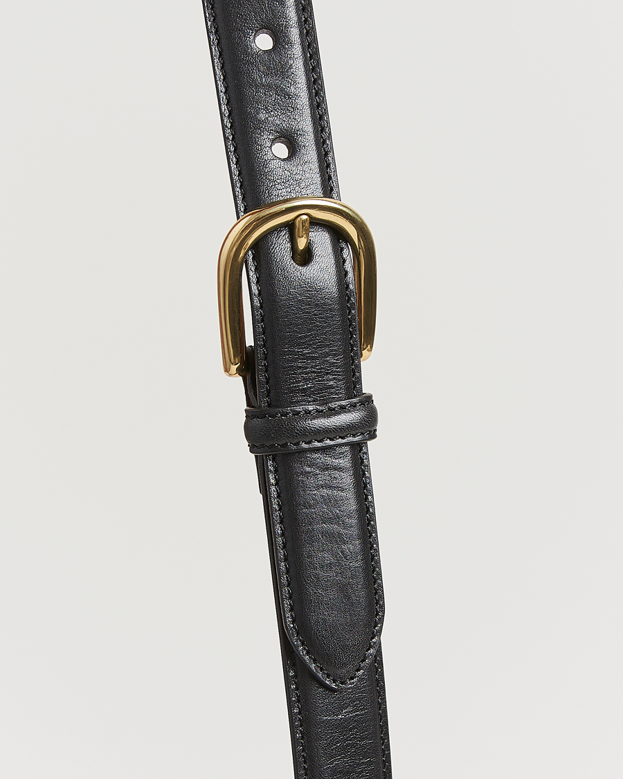 Heren | Riemen | Kamakura Shirts | Vintage Ivy Horseshoe Buckle Belt Black