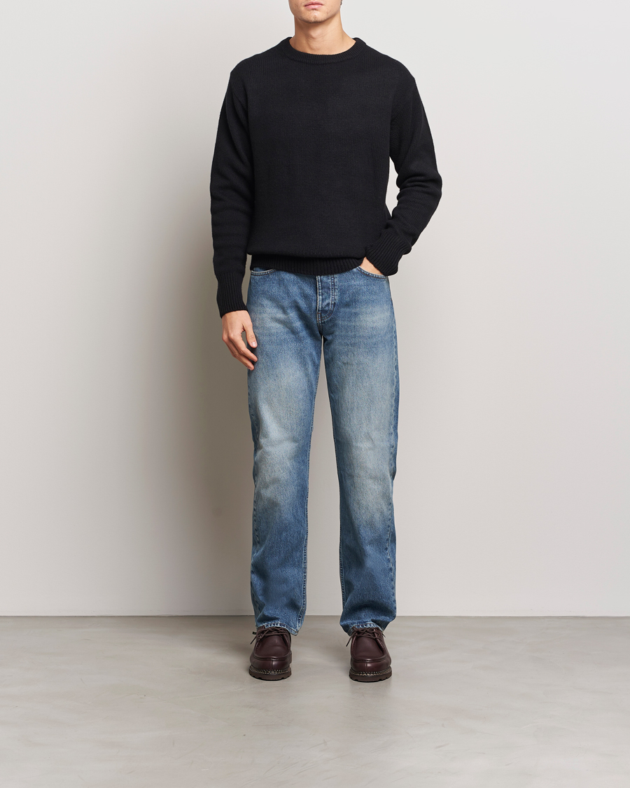 Heren | Truien | Merz b. Schwanen | Merino/Cashmere Pullover Deep Black