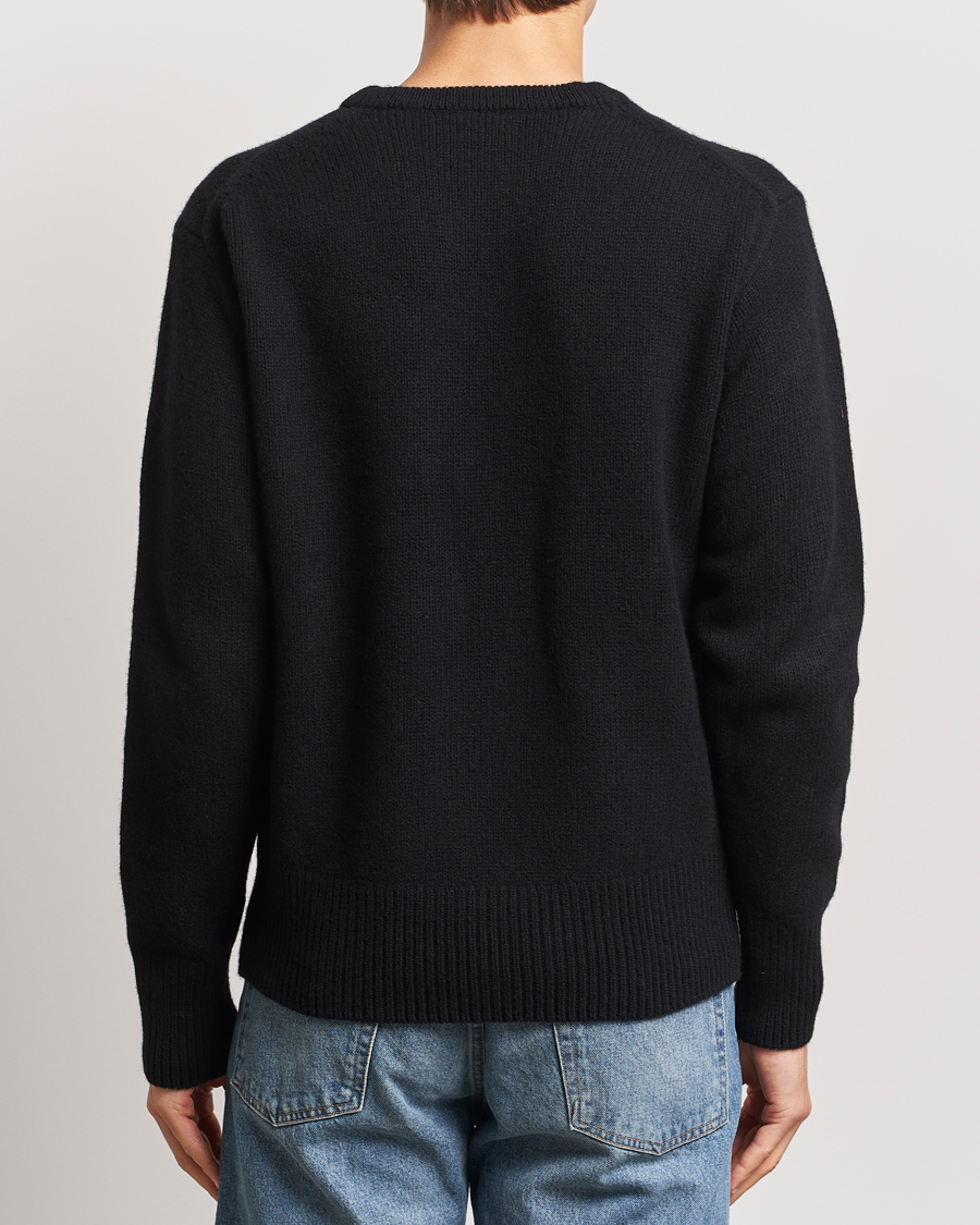 Heren | Truien | Merz b. Schwanen | Merino/Cashmere Pullover Deep Black