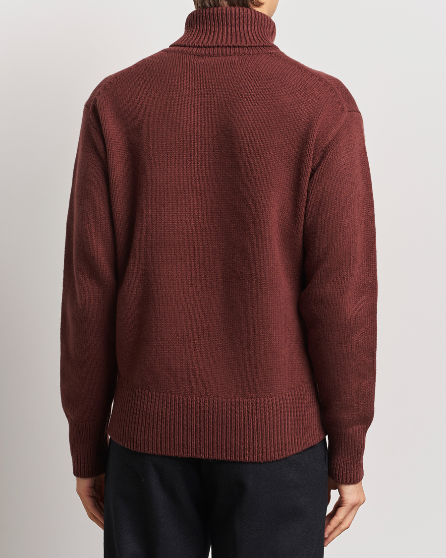 Homme | Pulls Et Tricots | Merz b. Schwanen | Merino/Cashmere Rollneck Bark Brown