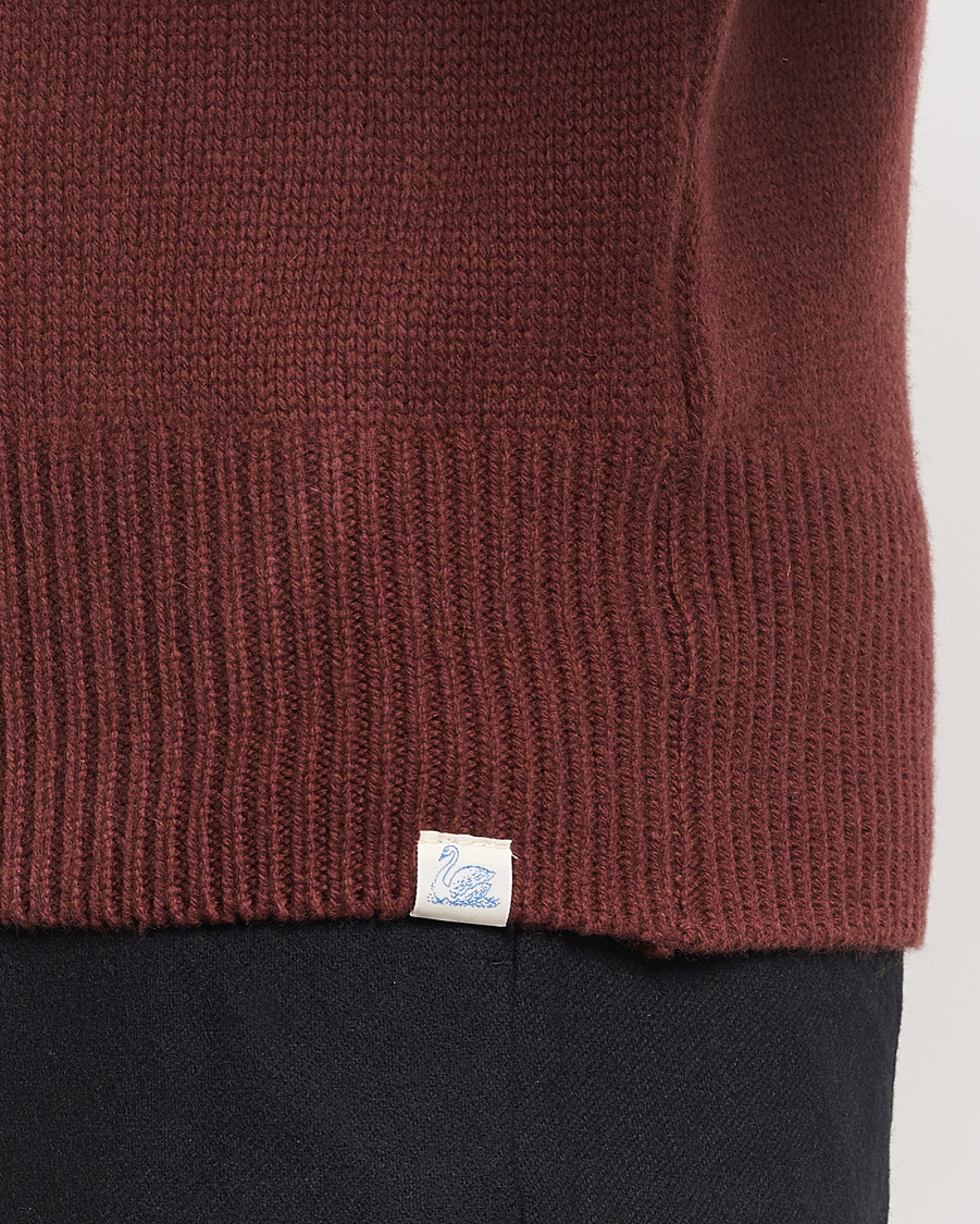 Homme | Pulls Et Tricots | Merz b. Schwanen | Merino/Cashmere Rollneck Bark Brown