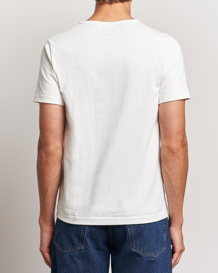 Heren | T-shirts | Merz b. Schwanen | Classic Fit Loopwheeled T-Shirt White