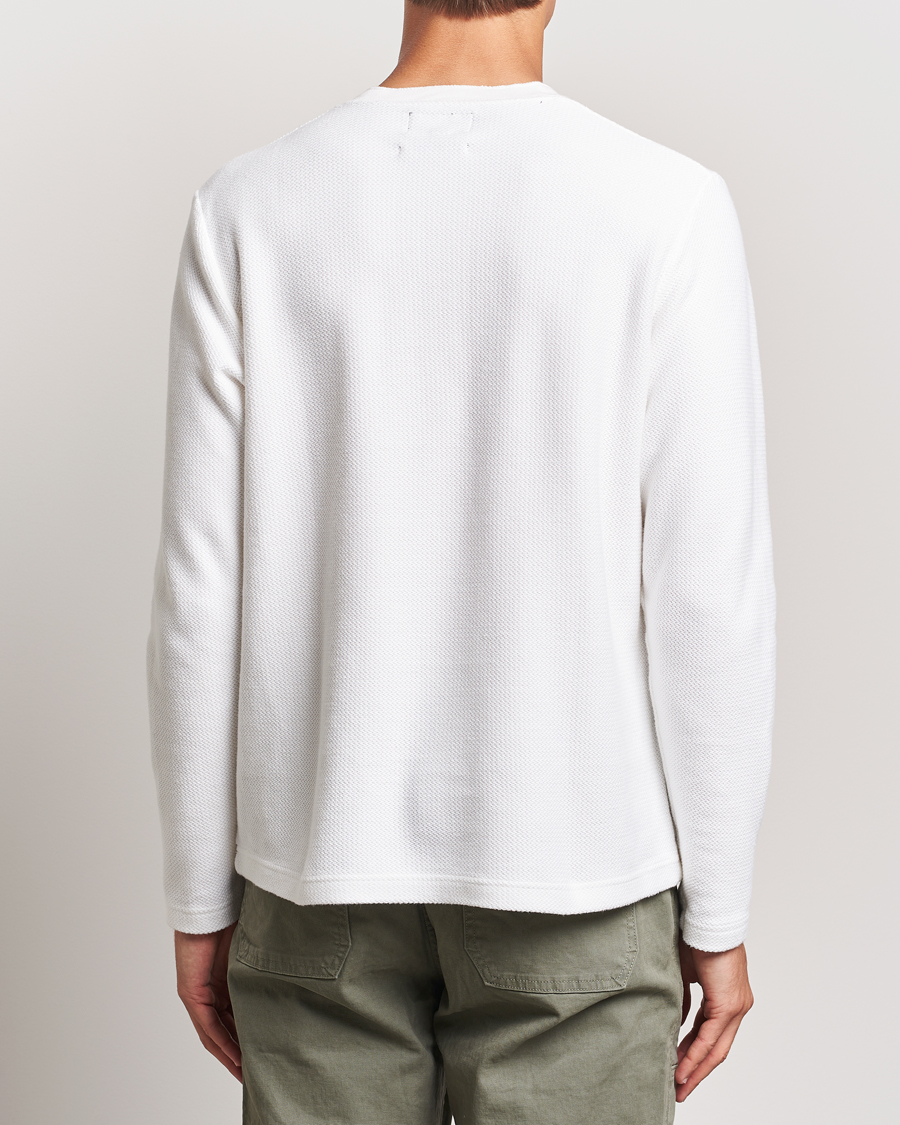 Heren | Truien | BEAMS PLUS | Waffle Cotton Henley White