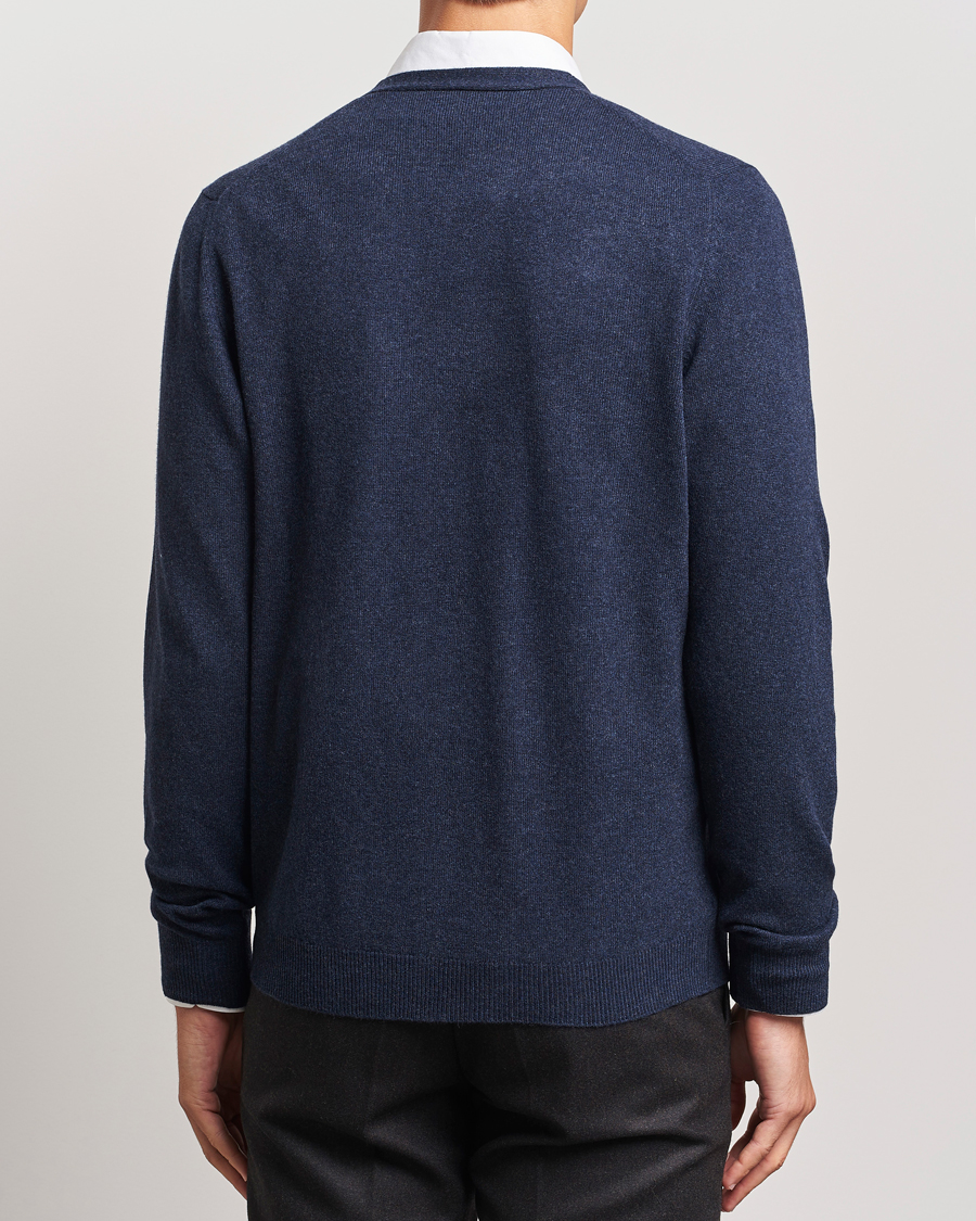 Homme | Pulls Et Tricots | Gran Sasso | Wool/Cashmere Cardigan Navy Melange
