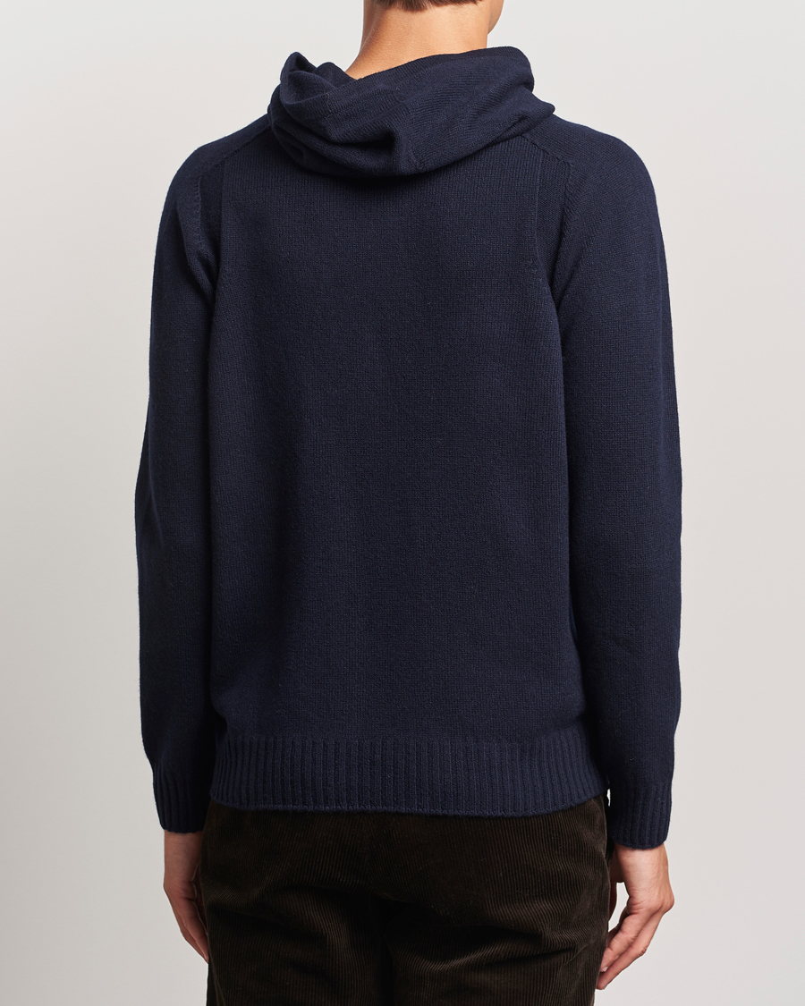 Homme | Pulls Et Tricots | Gran Sasso | Wool Hoodie Navy