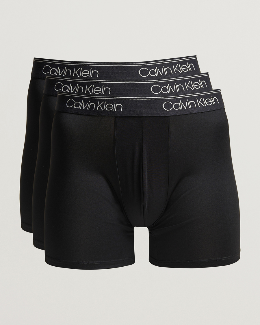 Homme | Sous-Vêtements Et Chaussettes | Calvin Klein | 3-Pack Micro Stretch Boxer Brief Black