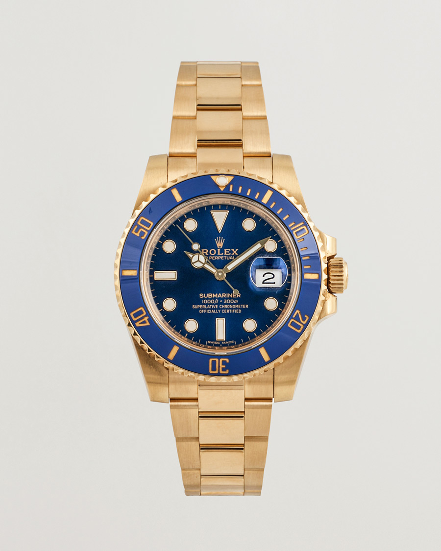 Heren | Pre-Owned & Vintage Watches | Rolex Pre-Owned | Submariner Date 18K 116618LB Gold