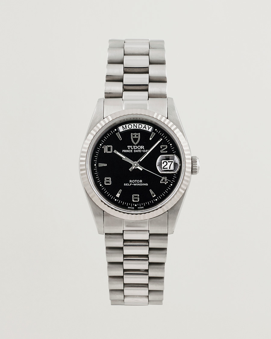 Heren | Tudor Pre-Owned Date Day 76214 Silver | Tudor Pre-Owned | Date Day 76214 Silver