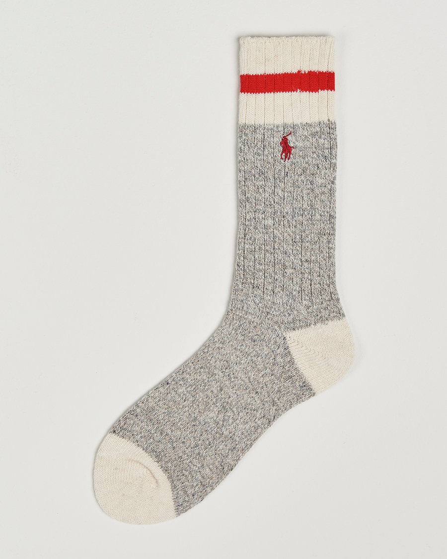 Homme | Sous-Vêtements Et Chaussettes | Polo Ralph Lauren | Wool Rag Boot Sock Grey Heather
