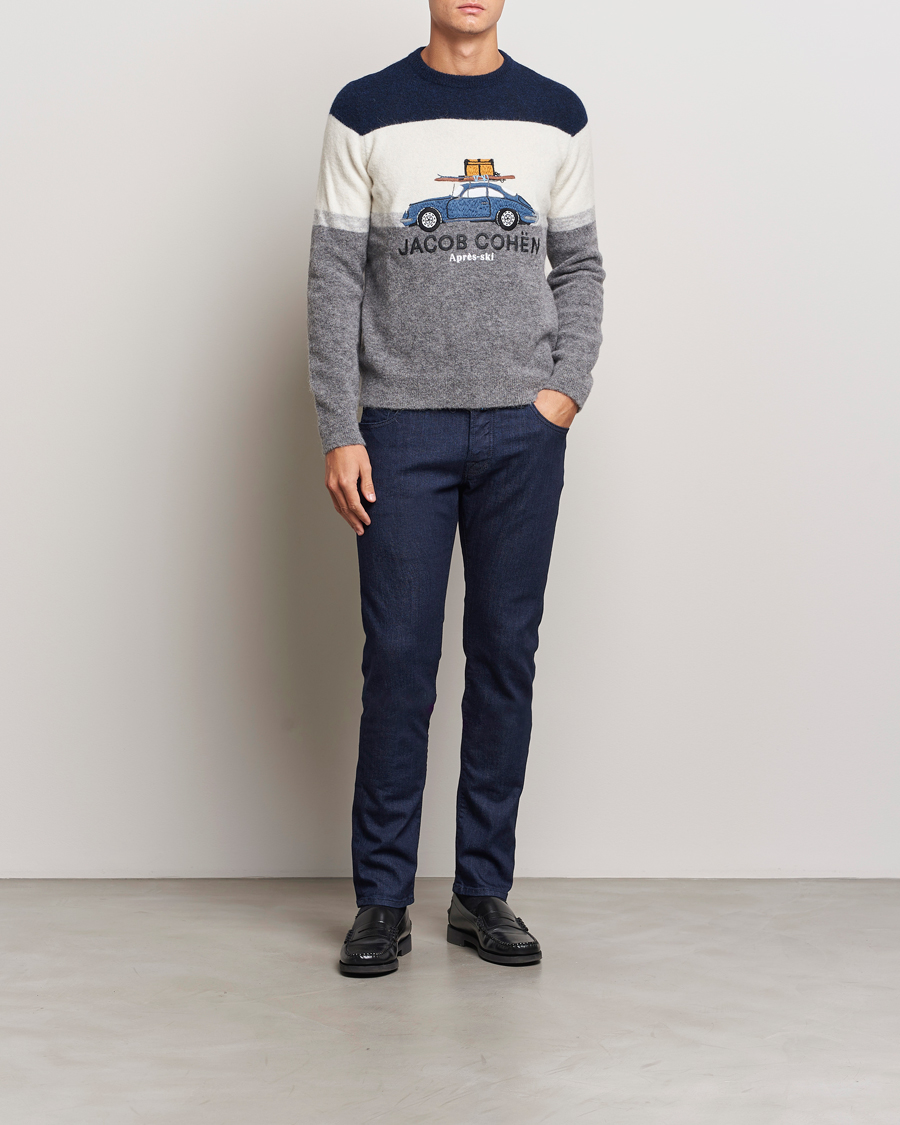 Homme | Jeans | Jacob Cohën | Nick 622 Slim Fit Stretch Jeans Dark Tonal Wash
