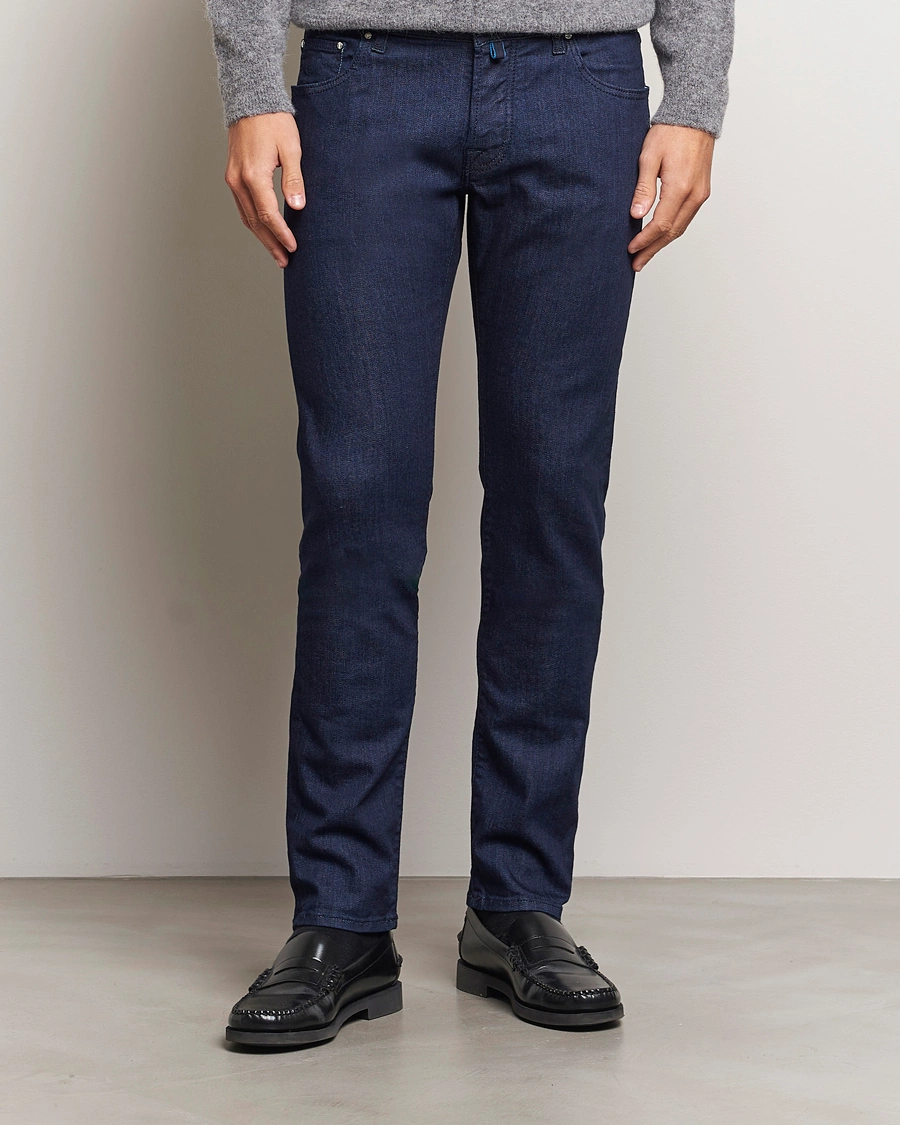 Homme | Jeans | Jacob Cohën | Nick 622 Slim Fit Stretch Jeans Dark Tonal Wash