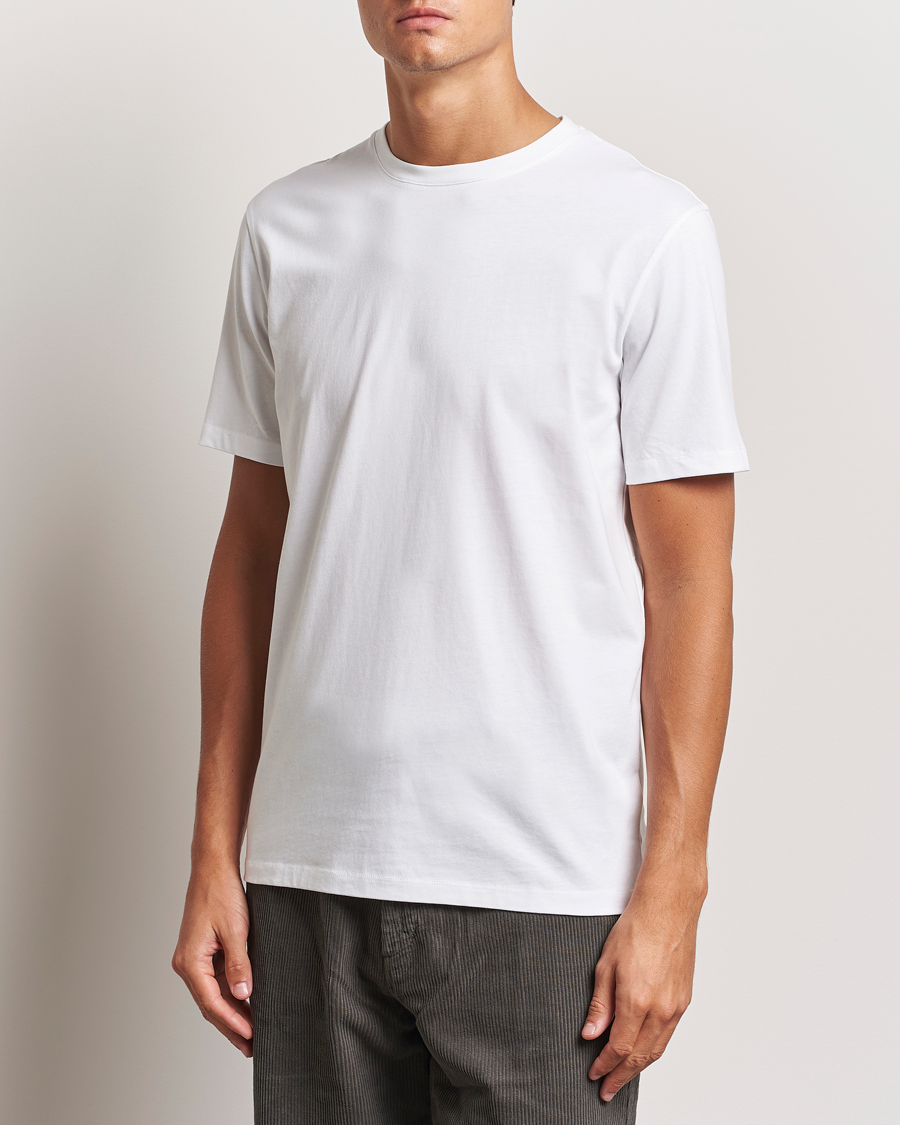 Heren | T-shirts | A Day's March | Midweight T-Shirt White