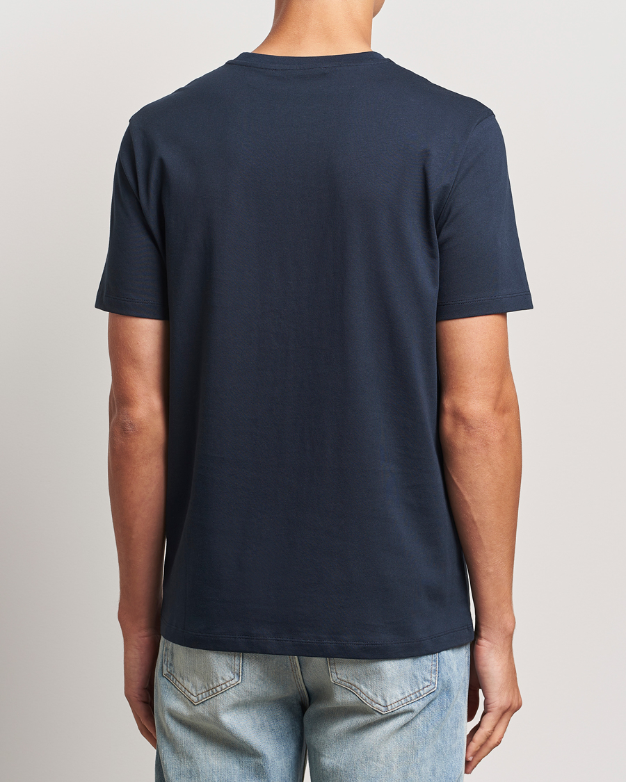 Heren | T-shirts | A Day's March | Midweight T-Shirt Navy
