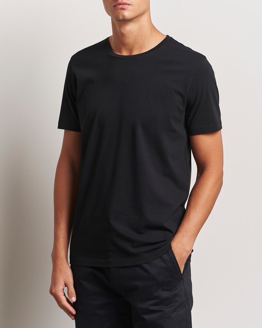 Homme | T-shirts | A Day's March | Lightweight T-Shirt Black